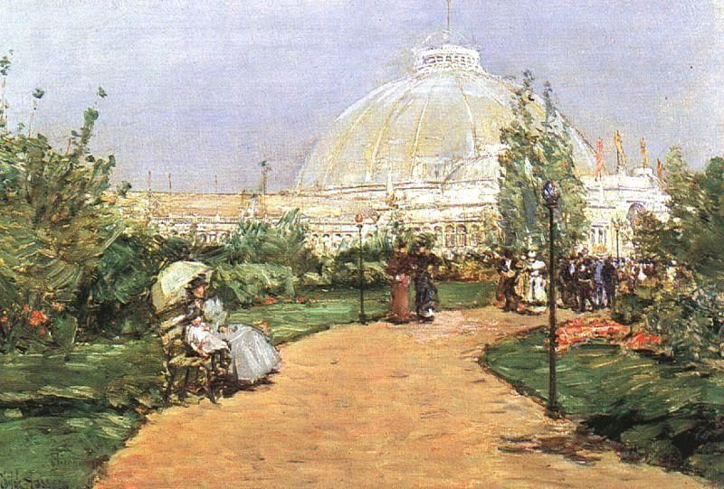 Childe Hassam The Chicago Exhibition, Crystal Palace